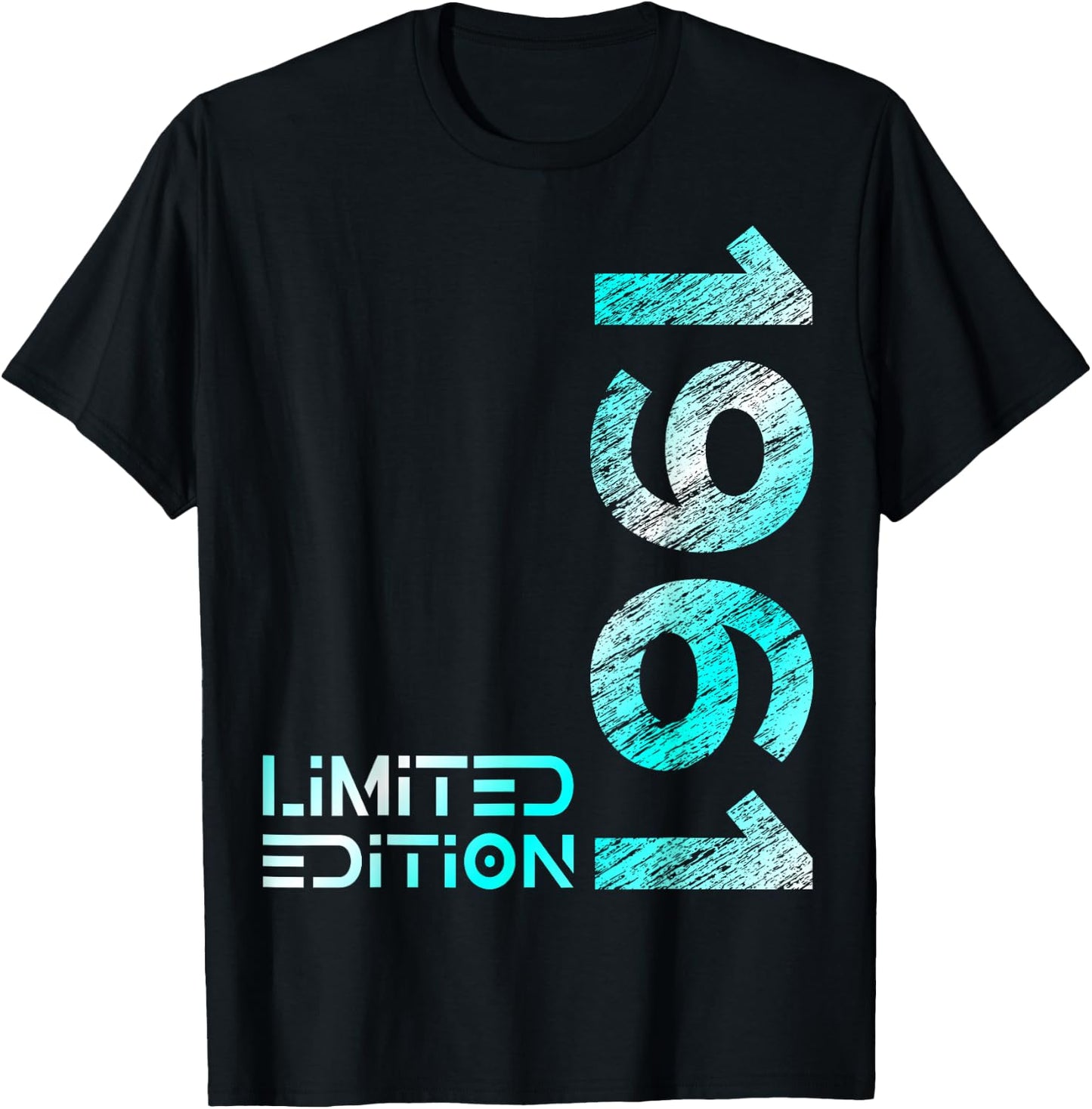 65. Geburtstag Limited Edition Jahrgang 1961 Mann Frau T-Shirt - T-Shirt | Black