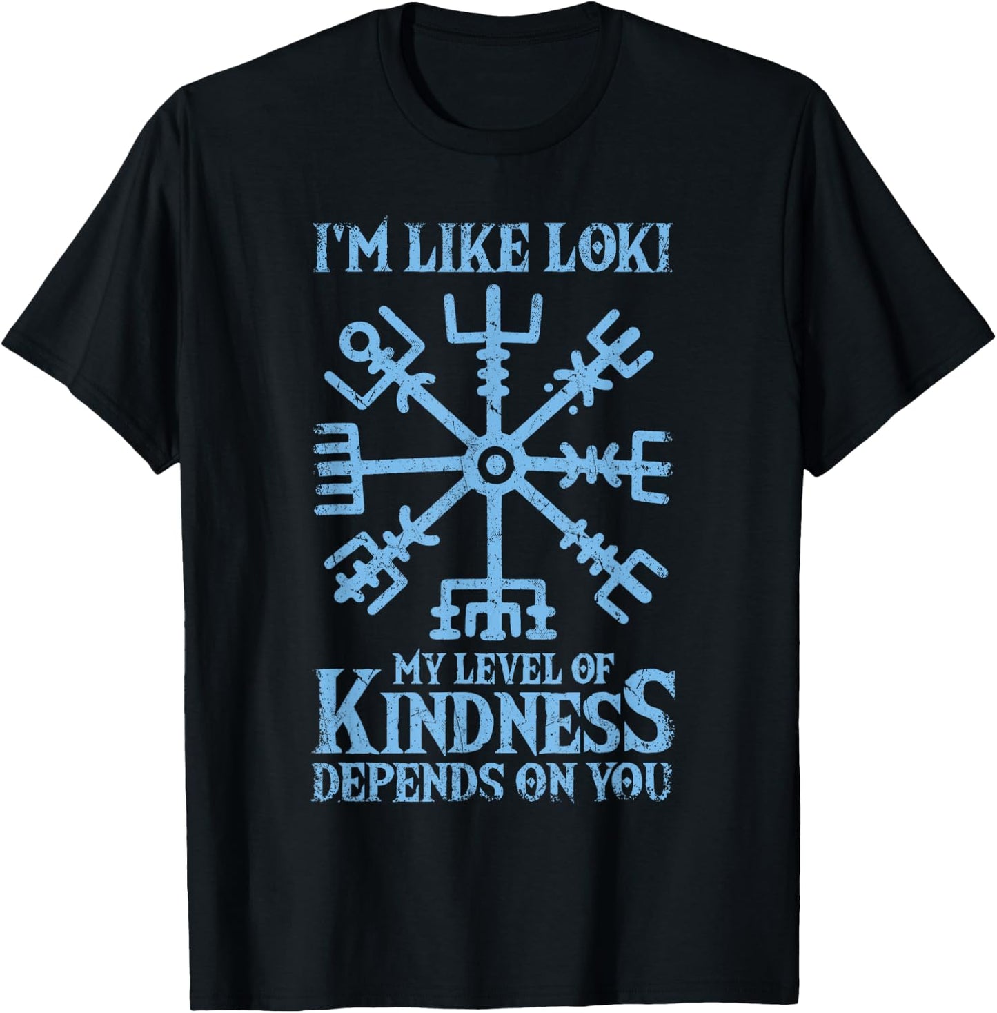 Loki Viking Norse Mythology God Loki , Black, S T-Shirt - T-Shirt | Black