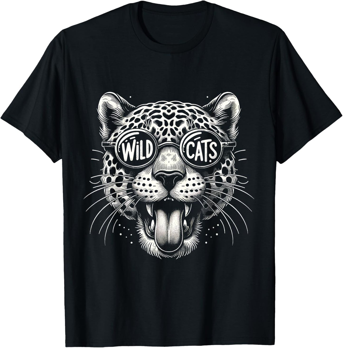 Wildcats School Sports Fan Team Spirit Back To school T-Shirt - T-Shirt | Black