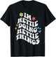 Retro Groovy Im Hettie Doing Hettie Things Funny Mother's T-Shirt - T-Shirt | Black