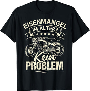 Eisenmack im Alter keine Problem Motorcycle Chopper T-Shirt - T-Shirt | Black