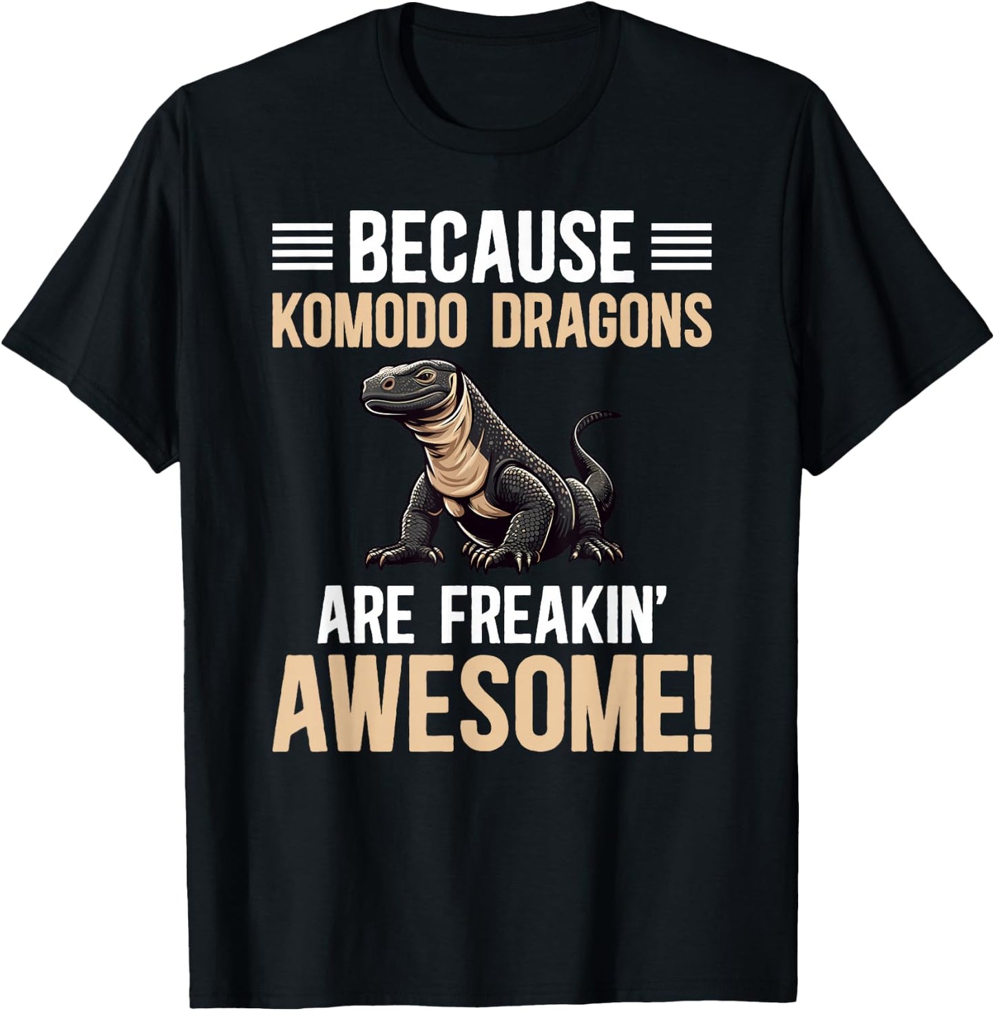 Komodo Dragons Funny Komodo Dragon Owner Komodo Dragon Lover T-Shirt - T-Shirt | Black