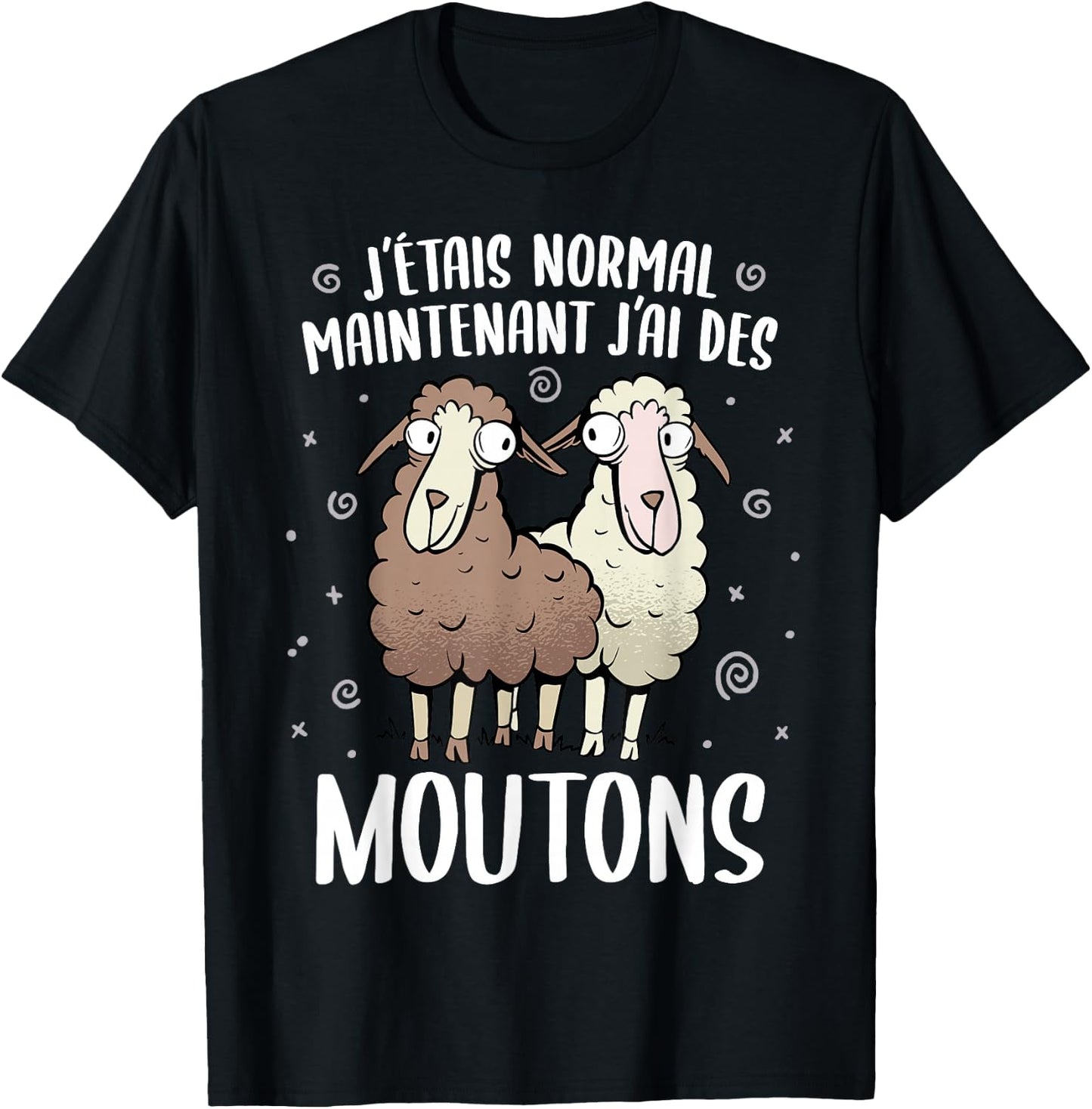 Mouton Men's Boy/Child Funny I Have Sheep , Black, S T-Shirt - T-Shirt | Black
