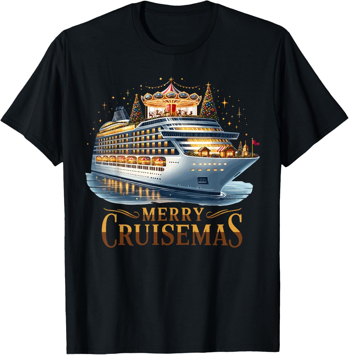 Merry Cruisemas - Cruise Mas T-Shirt - T-Shirt | Black