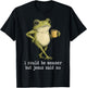 I Could Be Meaner But Jesus Said No Frog Coffee T-Shirt - T-Shirt | Black