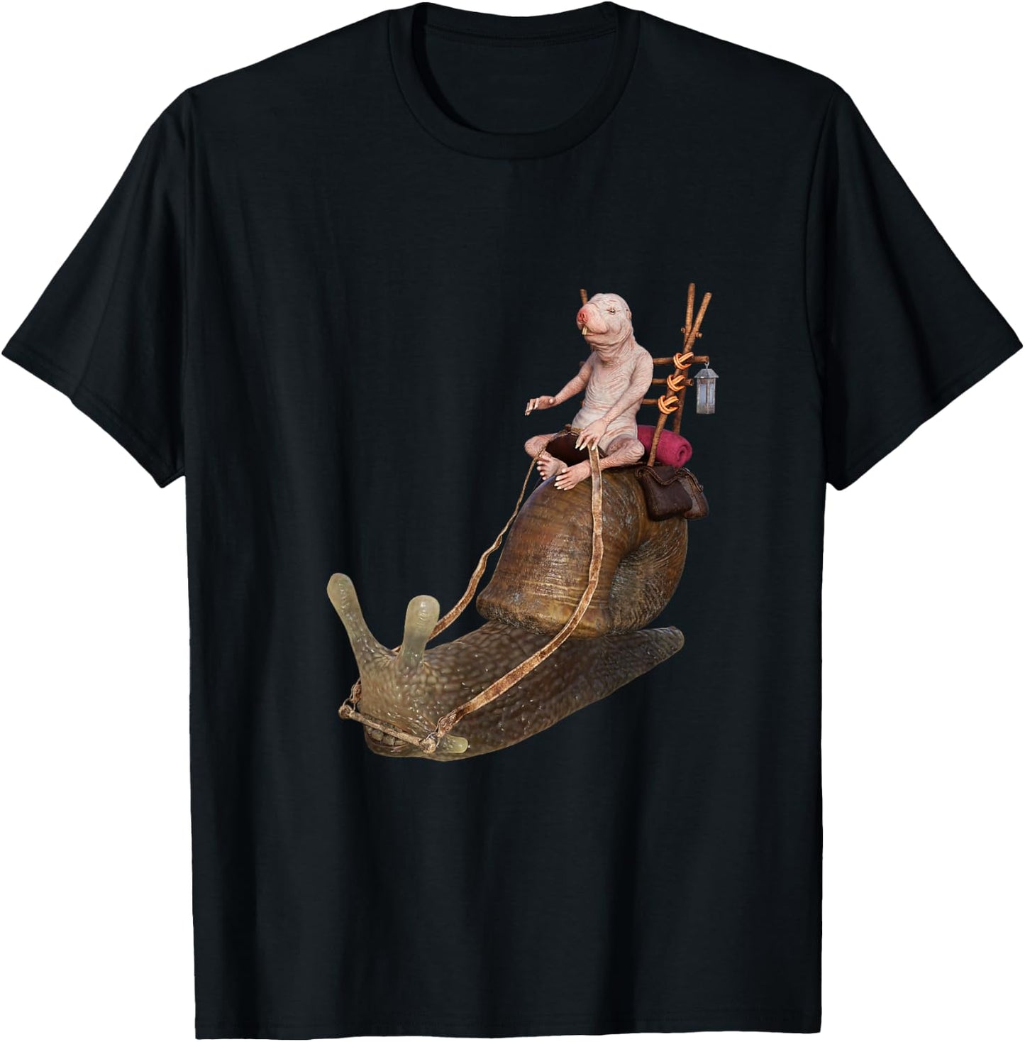 I Just Really Like Naked Moles Ok? Funny Naked Mole Rat T-Shirt - T-Shirt | Black