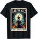 Salem 1692 Witch Massachusetts They Missed One Tarot Card T-Shirt - T-Shirt | Black