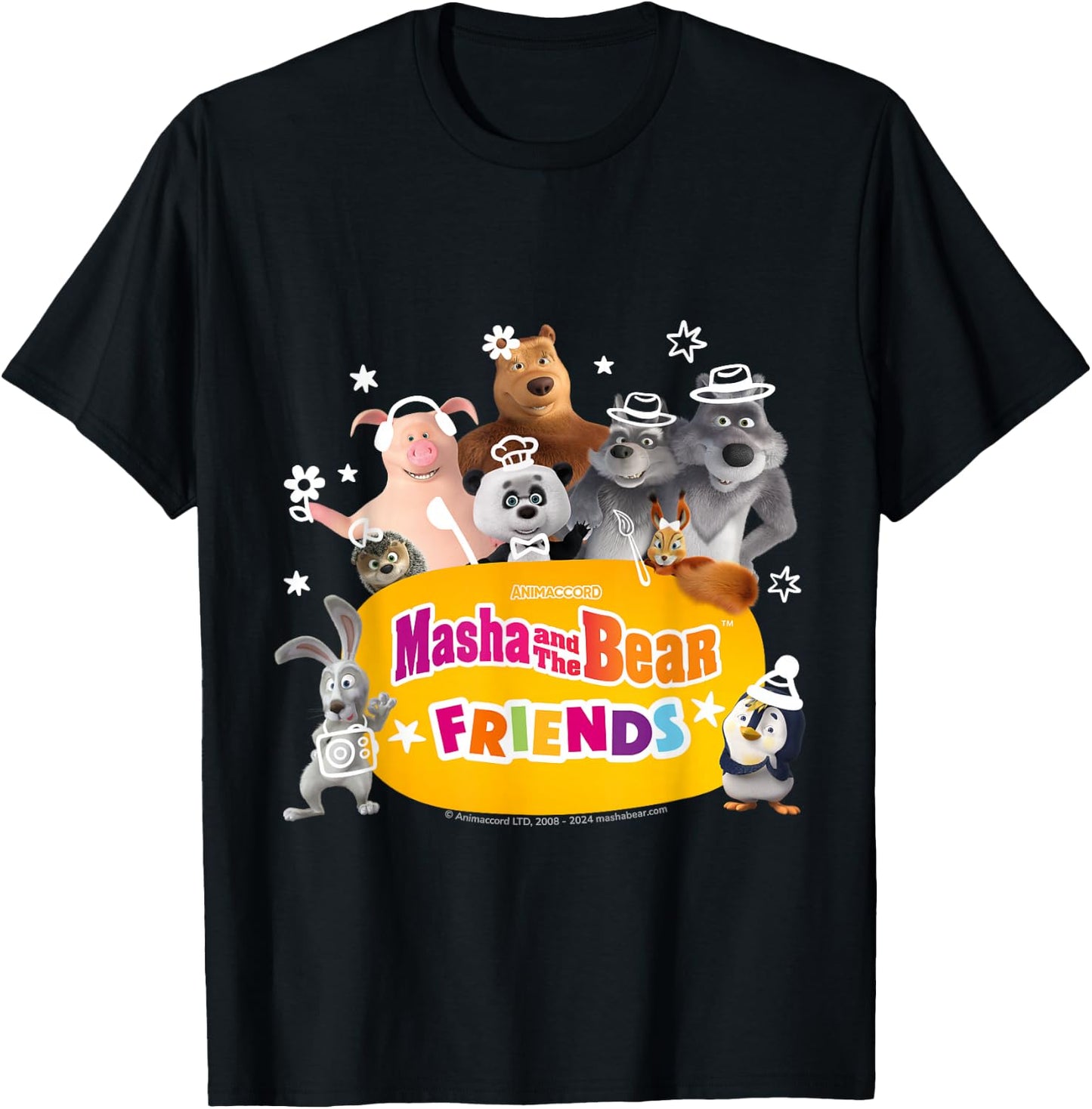 Friends. Group photo #1 T-Shirt - T-Shirt | Black