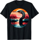 Anhinga Bird Sunset Retro Style Safari Vintage 70s T-Shirt - T-Shirt | Black