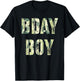 Camouflage Theme Bday Boy Military Little Officer Birthday T-Shirt - T-Shirt | Black