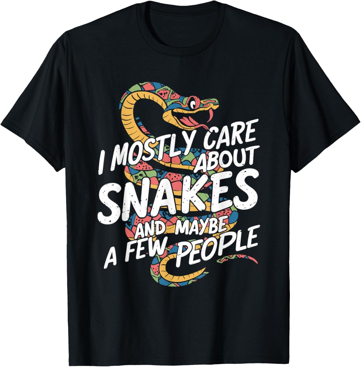 Funny Snakes T-Shirt - T-Shirt | Black