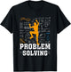 Mathematician Math Lovers of Climbing Problem Solving T-Shirt - T-Shirt | Black