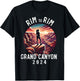 Rim - Rim Grand Canyon, I Hiked The Grand Canyon 2024, Women T-Shirt - T-Shirt | Black