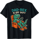 Papa-Rex Fashion Activated Funny Dino Dad Gift T-Rex T-Shirt - T-Shirt | Black