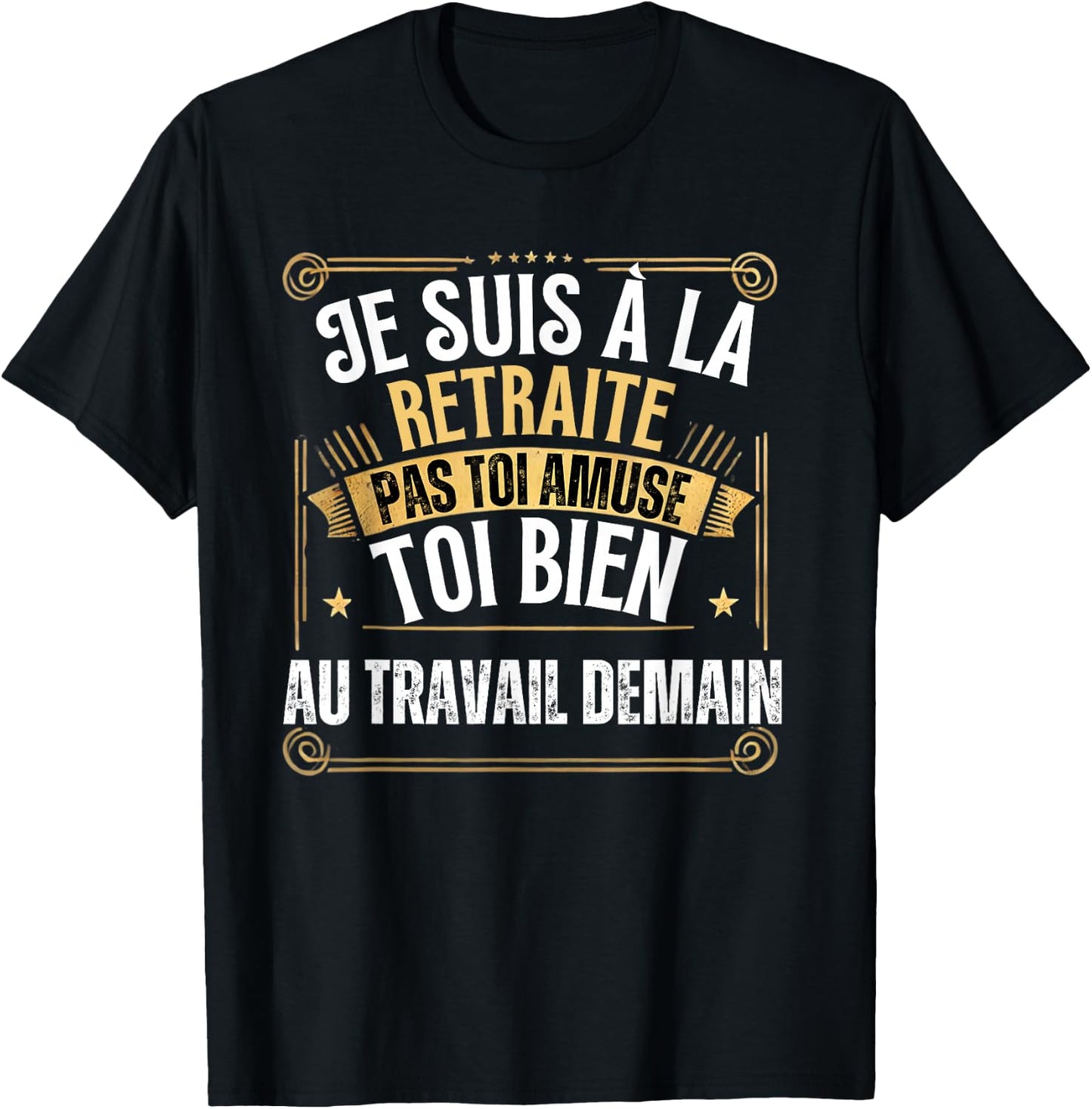 Retirement 2025 Man Retired 2025 , Black, S T-Shirt - T-Shirt | Black
