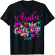 Girls Trip Aruba 2024 Shirt Girls Weekend Birthday Squad T-Shirt - T-Shirt | Black