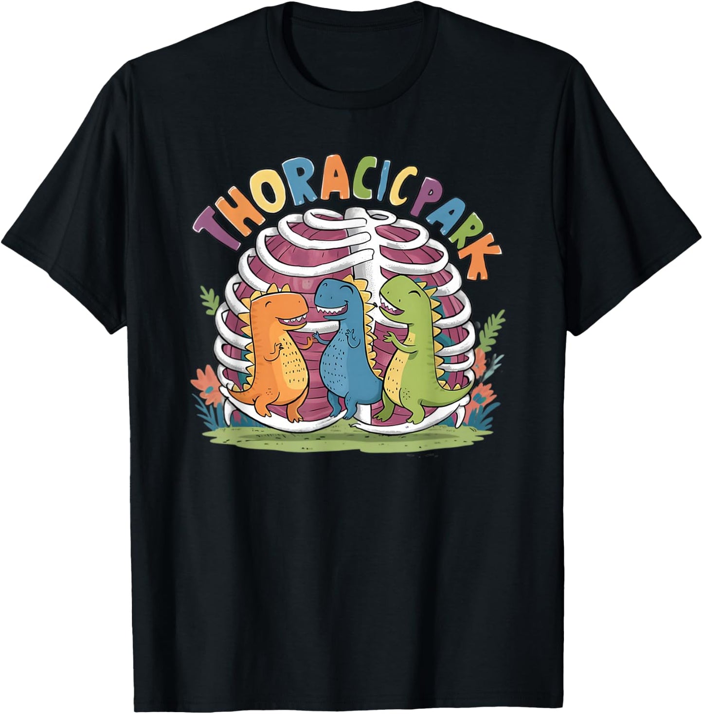 Thoracic Park Funny Thoracic Surgery Nurse T-Shirt - T-Shirt | Black