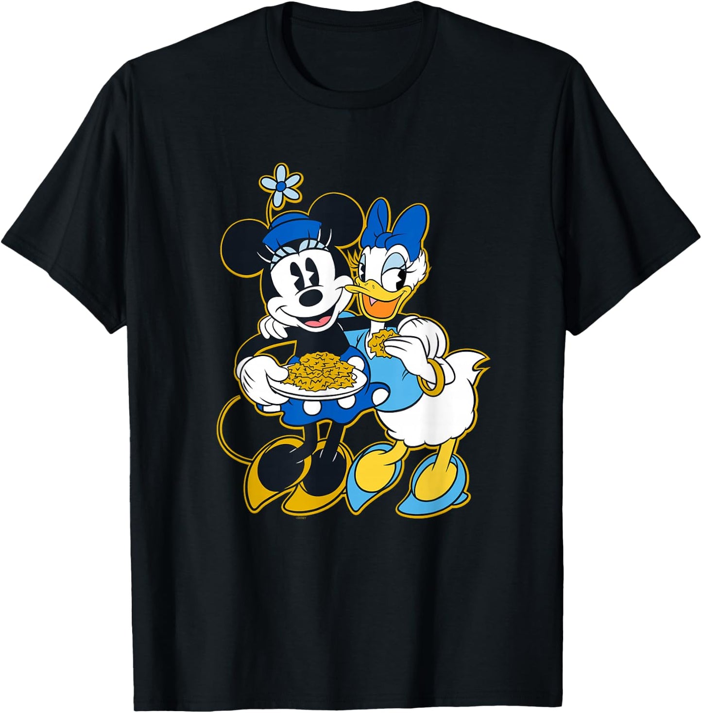 Disney Minnie Mouse & Daisy Duck Happy Hanukkah T-Shirt - T-Shirt | Black