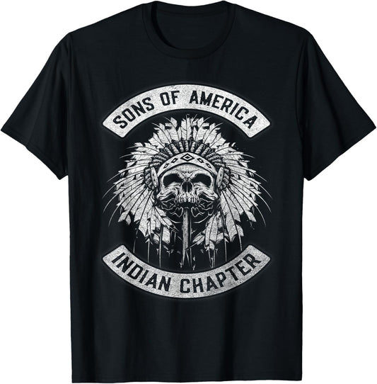 Sons of America - Native American Apparel T-Shirt - T-Shirt | Black