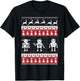Robots Ugly Christmas Sweater Xmas T Shirts T-Shirt - T-Shirt | Black