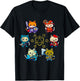 RPG Dice Game for Cat Nerdy D20 Gamer Geek Cats Men, Women, Children , Black, S T-Shirt - T-Shirt | Black