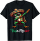 Viva Mexico Dabbing Frog Sombrero Mexican Party T-Shirt - T-Shirt | Black