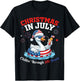 Merry Christmas in July Day Goose Chillin Through 250 Yrs T-Shirt - T-Shirt | Black