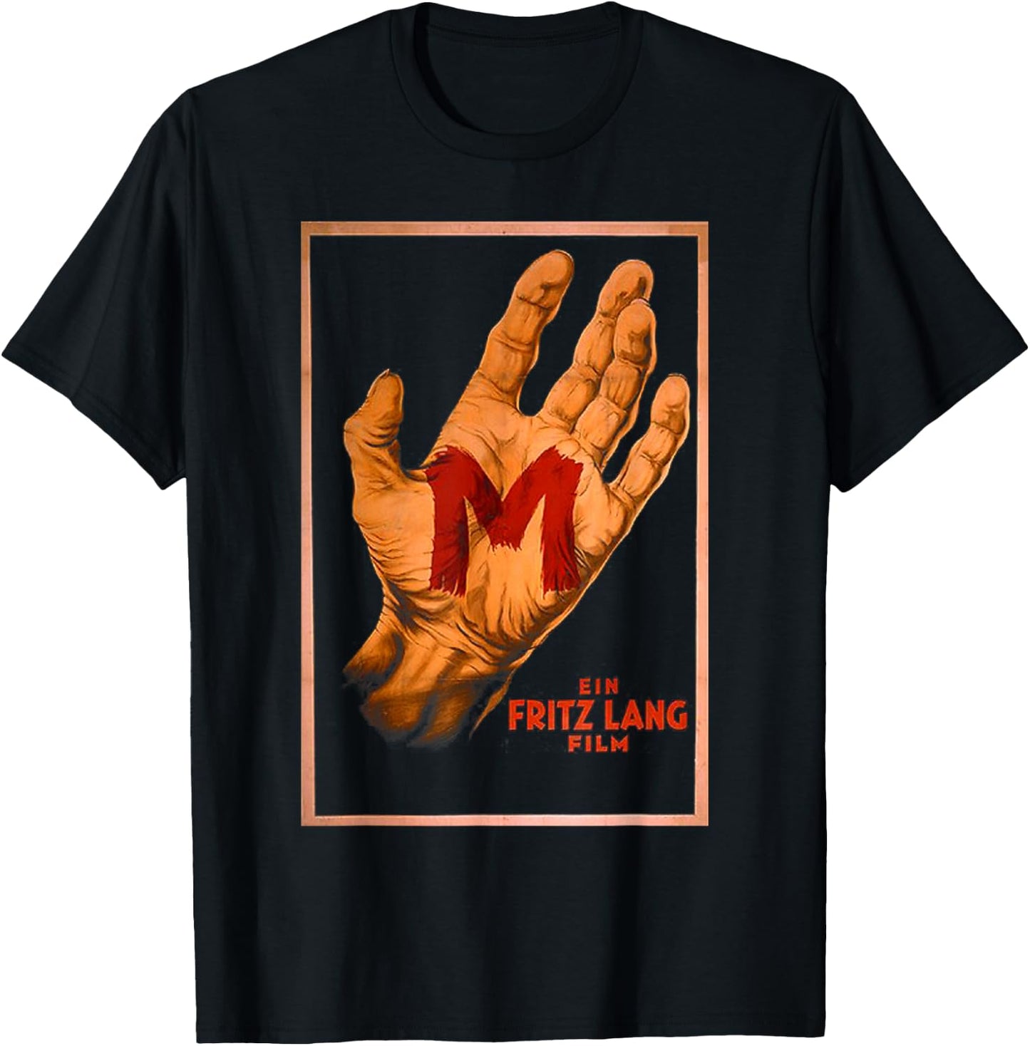 M - Eine Stadt sucht ihren Mörder Stummfilm Klassiker Poster T-Shirt - T-Shirt | Black