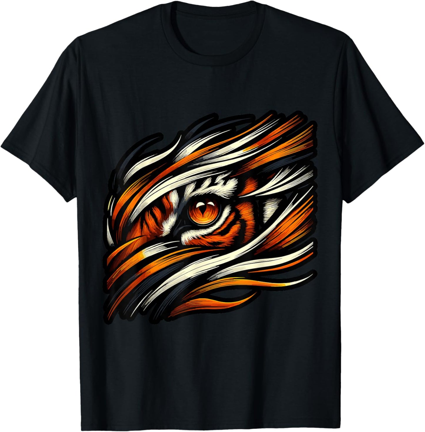 Tiger Eye Zookeeper Animals T-Shirt - T-Shirt | Black