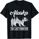 Elk Alaska Last Frontier Alaska Grizzly Bears Mountains T-Shirt - T-Shirt | Black