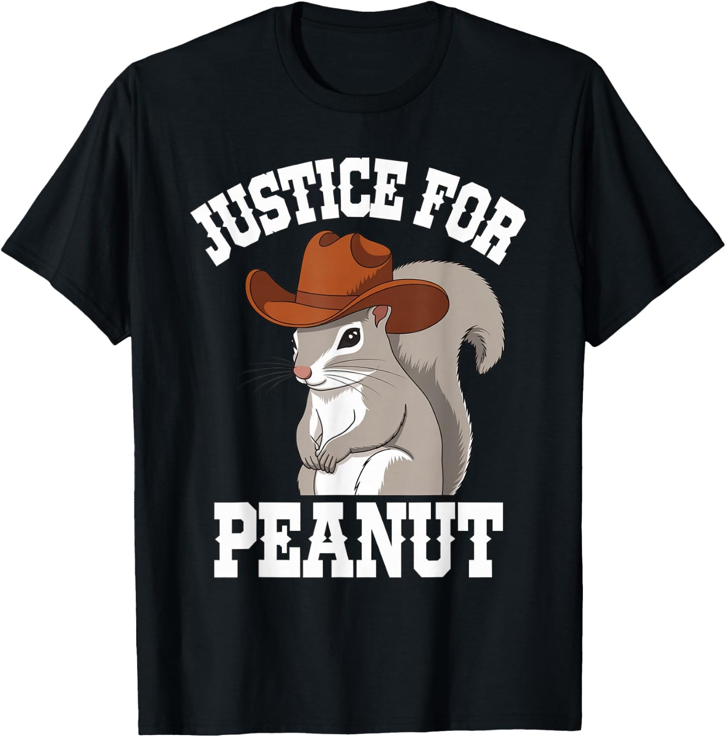 Justice For Peanut the Squirrel 2024 T-Shirt - T-Shirt | Black