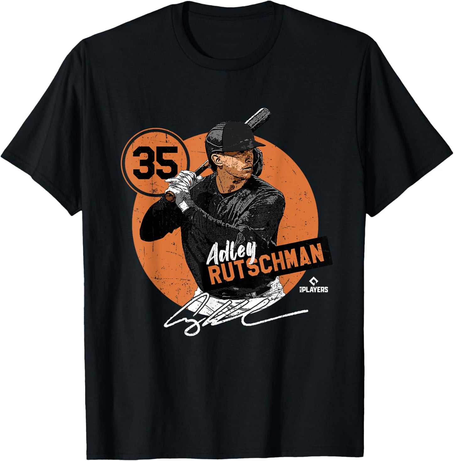 Adley Rutschman | Baltimore | MLB Players | MLBRUTS3002 T-Shirt - T-Shirt | Black