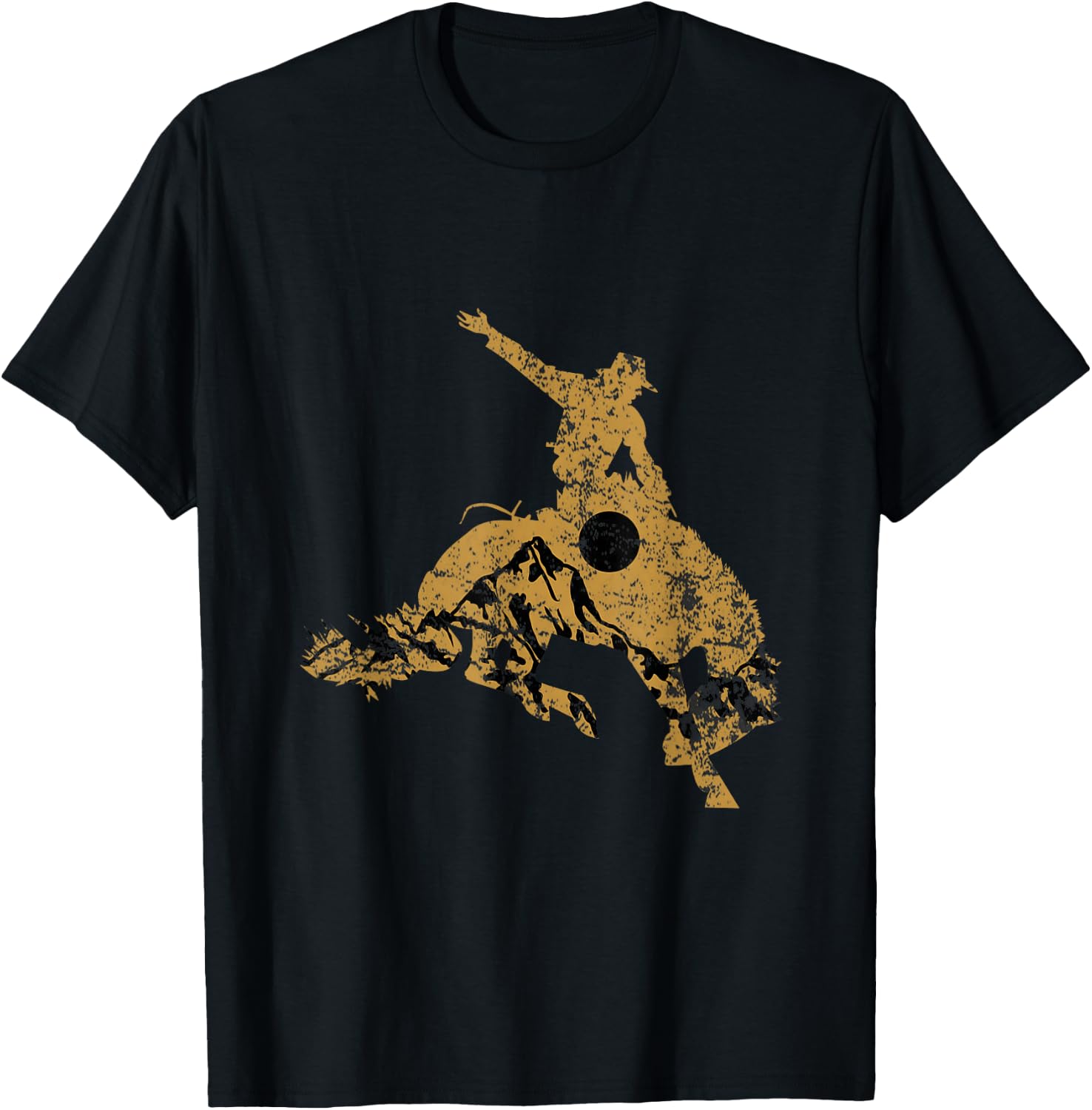 Rodeo Cowboy T-Shirt - T-Shirt | Black