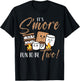 It's S'more Fun To Be Two 2nd Birthday Campfire Marshmallow T-Shirt - T-Shirt | Black