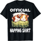 Guinea Pig Official Napping shirt Pajamas Nightgown T-Shirt - T-Shirt | Black