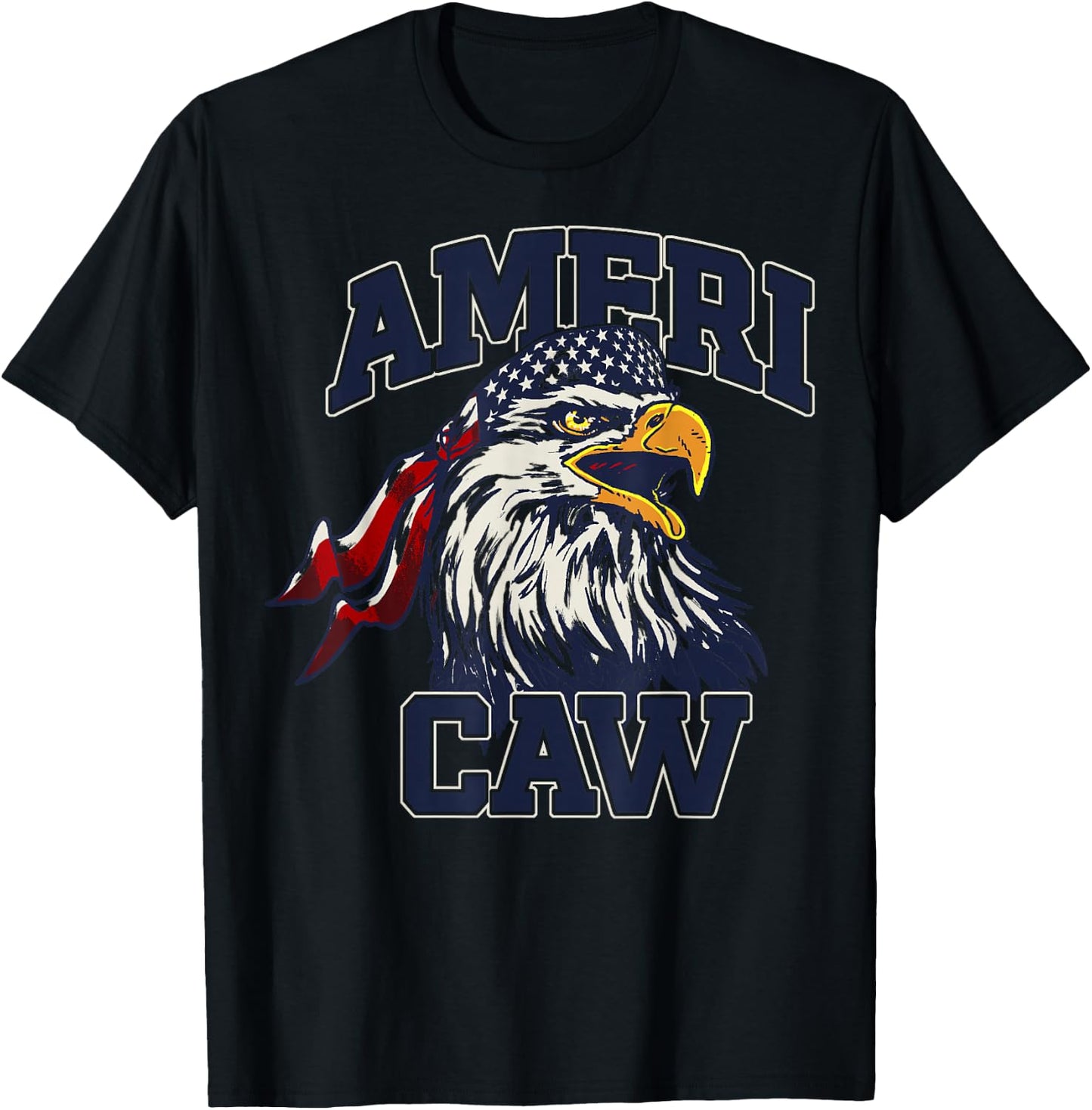 Americaw Bandanna Eagle T-Shirt - T-Shirt | Black