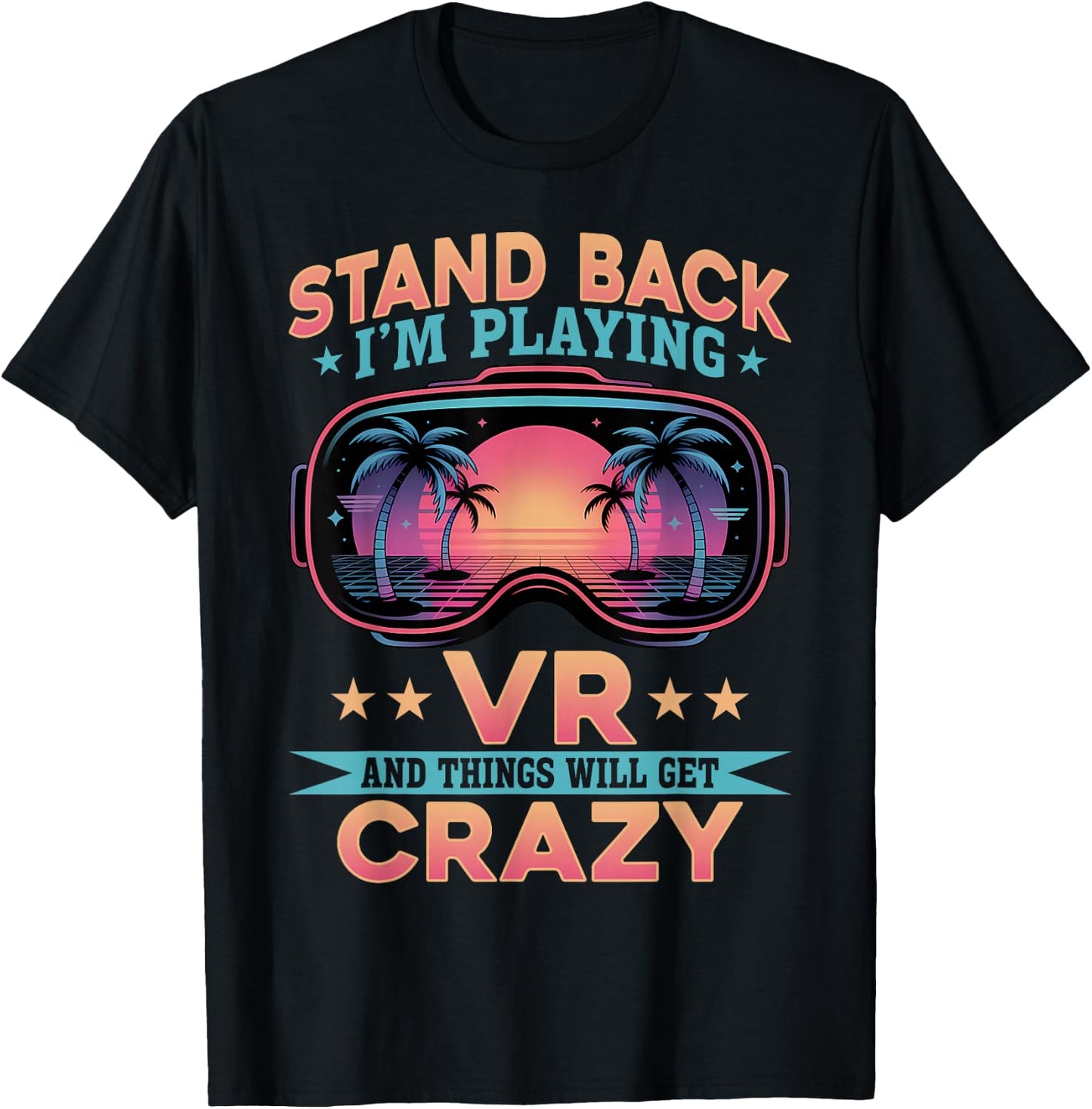 Gaming Funny VR Gamer T-Shirt - T-Shirt | Black