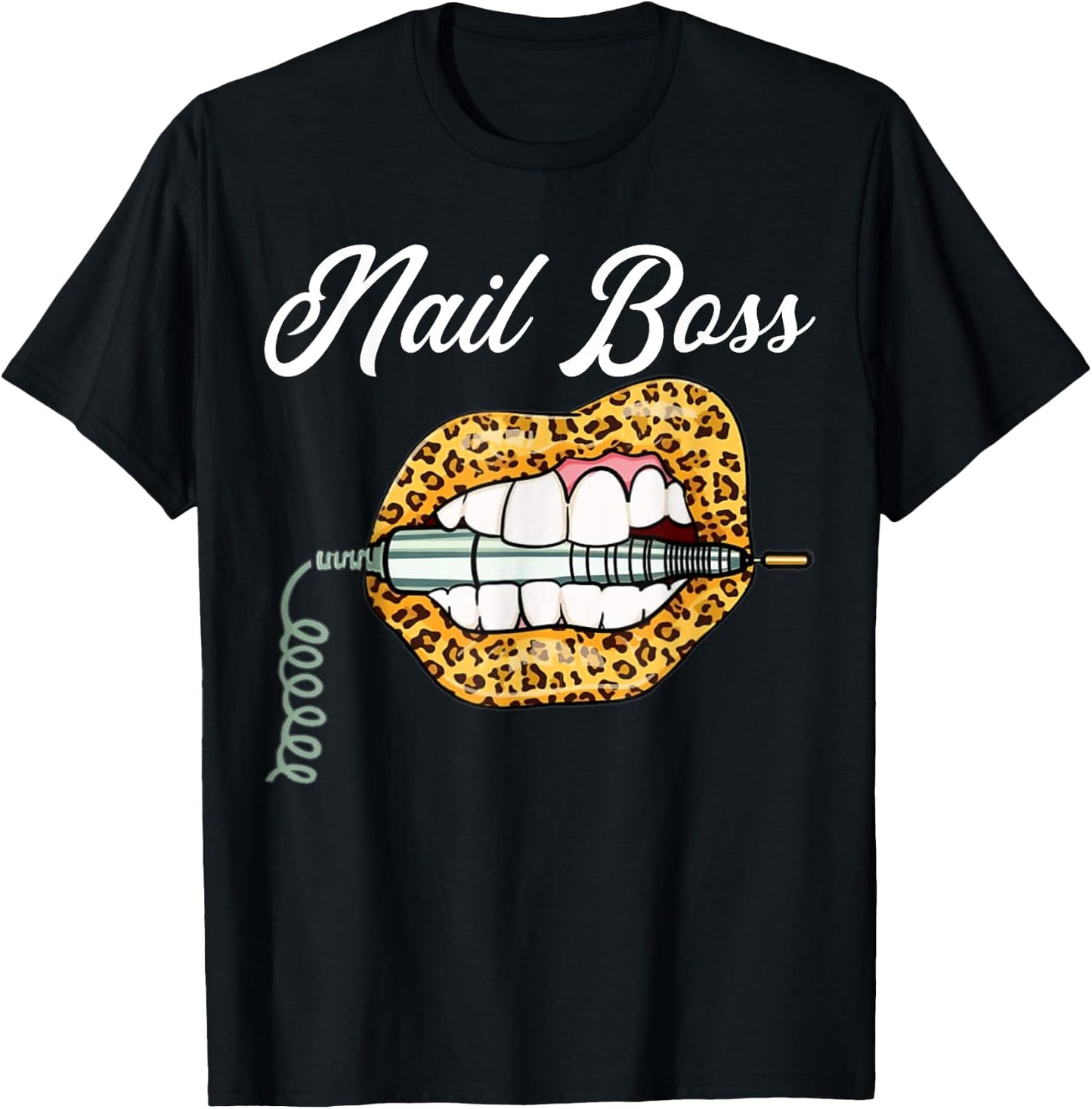 Nail Boss Nail Art Nails Artists specialising Salon Squad T-Shirt - T-Shirt | Black