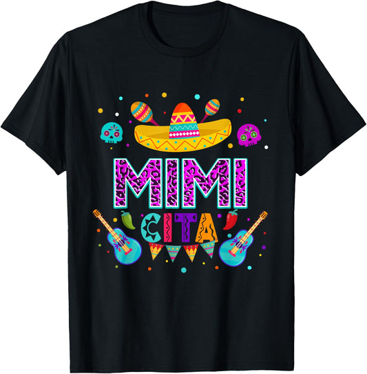 Funny Cinco De Mayo Mimicita Festival Leopard Lover T-Shirt - T-Shirt | Black