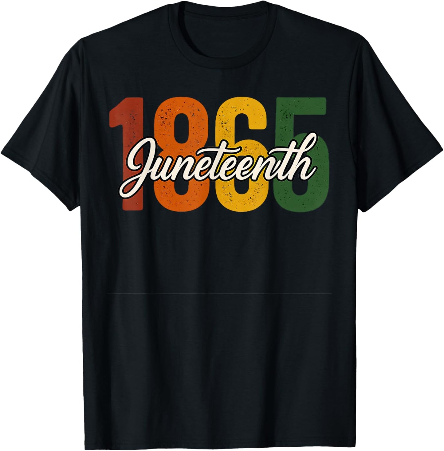 Juneteenth 1865 Black Woman African American Black History T-Shirt - T-Shirt | Black