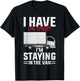 Funny I'm Staying in Tha Van Phasmophobia Man Women T-Shirt - T-Shirt | Black