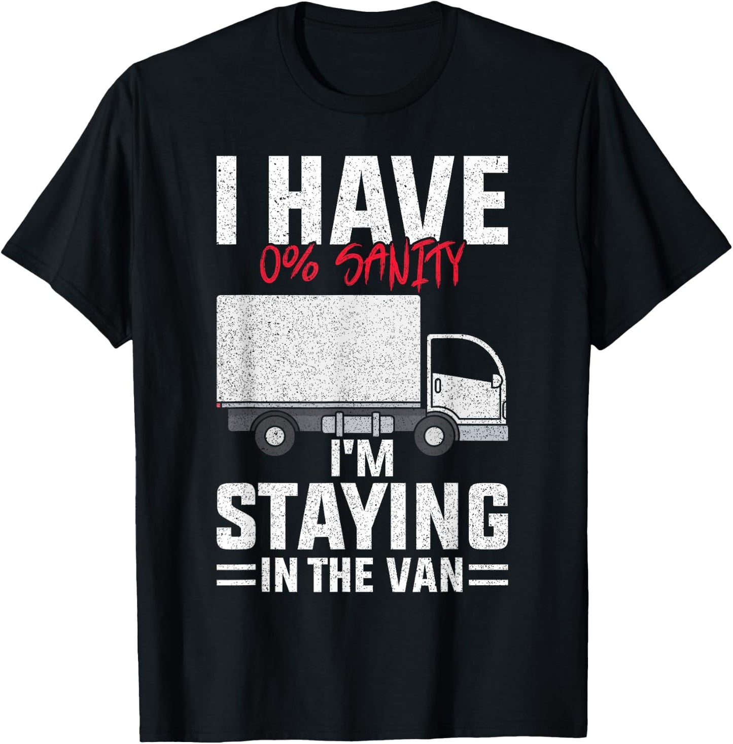 Funny I'm Staying In Tha Van Phasmophobia Man Women's , black T-Shirt - T-Shirt | Black