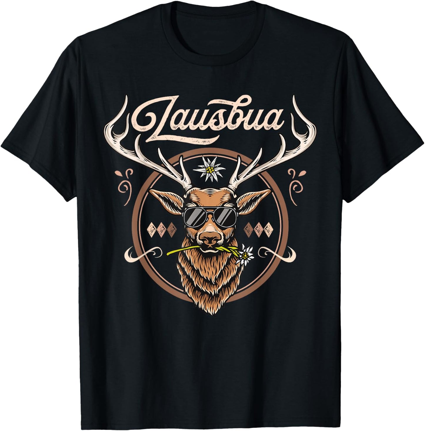 Lausbua Children's Costume , Lausbua , black T-Shirt - T-Shirt | Black