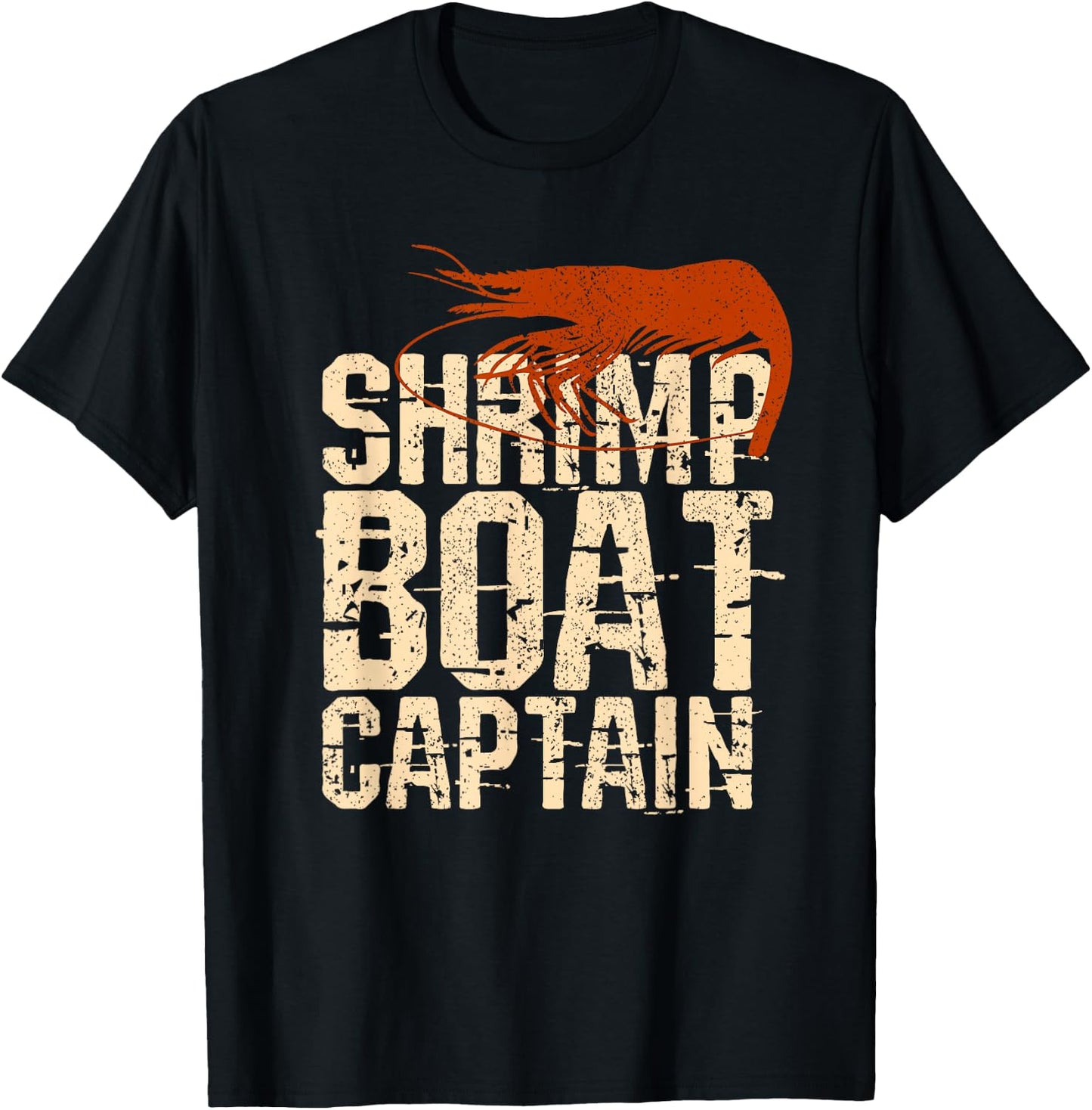 Shrimp Boat Captain Novelty Shrimping Fishing Boat s T-Shirt - T-Shirt | Black