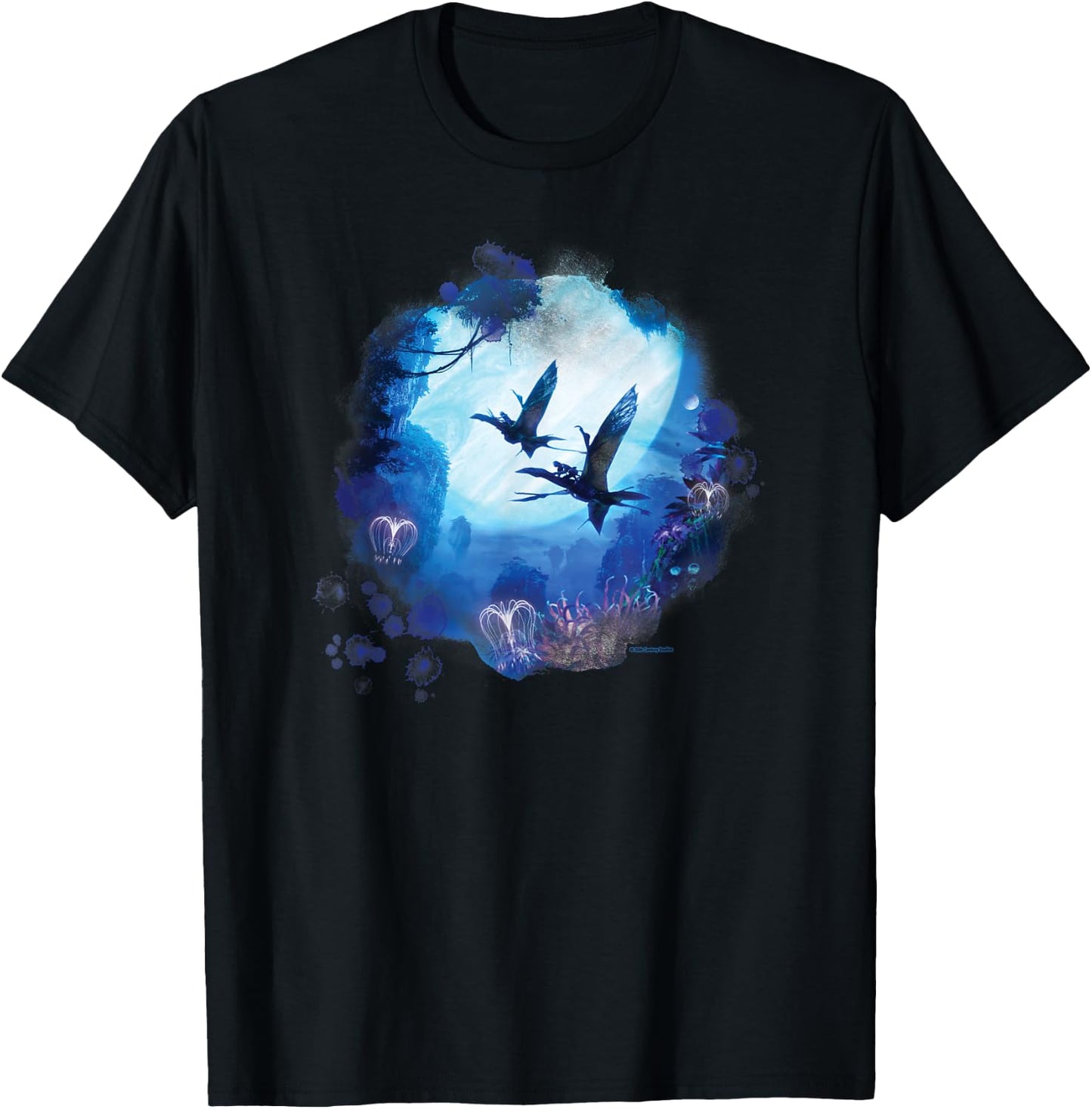 Avatar: The Way of Water Banshee NA’vi Night Flight T-Shirt - T-Shirt | Black
