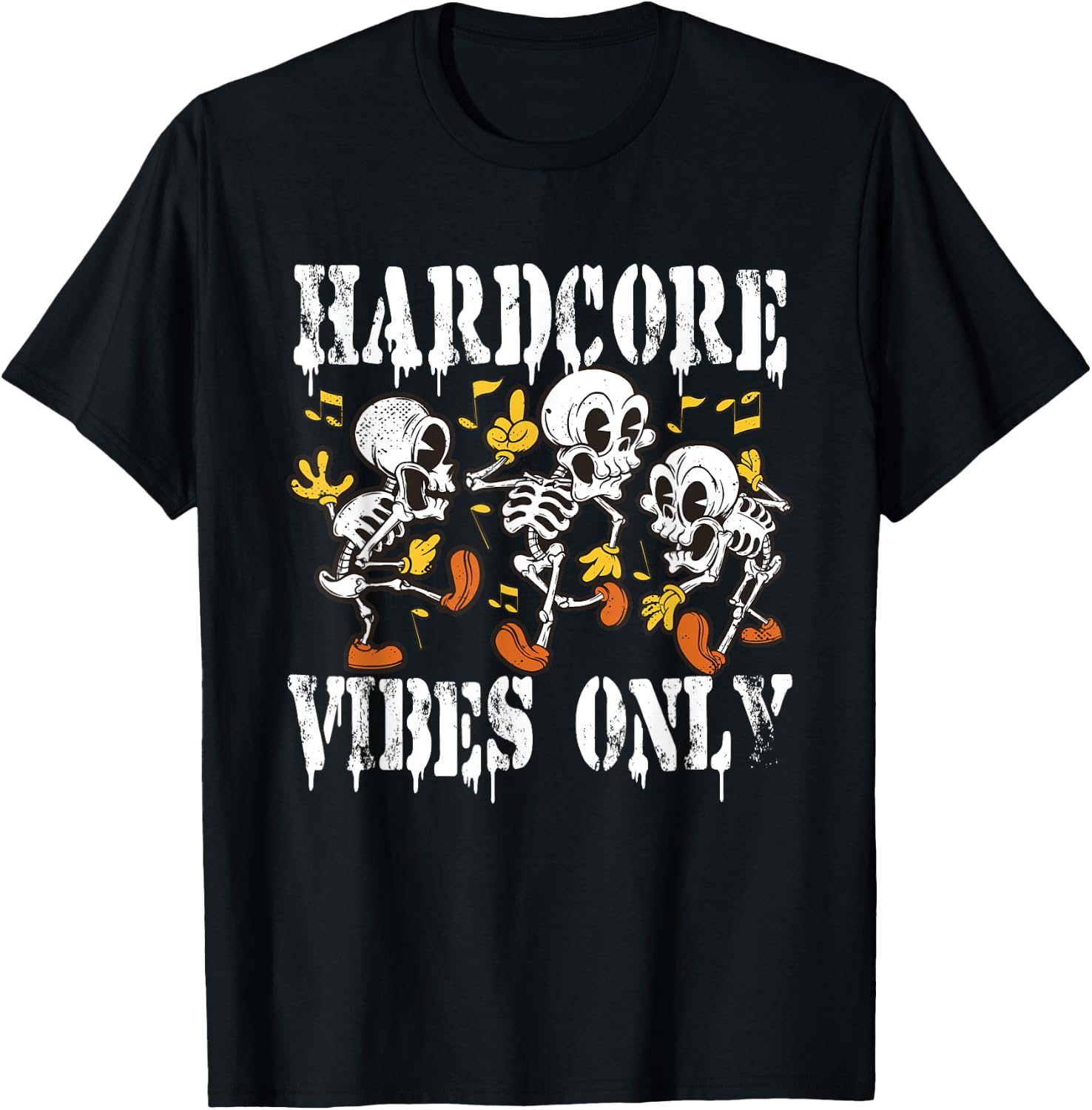 Hardcore Merch Rave Outfit Techno - Speedcore, Gabber , Black, S T-Shirt - T-Shirt | Black