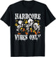 Hardcore Merch Rave Outfit Techno - Speedcore, Gabber , Black, S T-Shirt - T-Shirt | Black