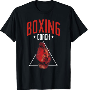 Boxing Coach | Boxing Gloves | Trainer Boxer T-Shirt - T-Shirt | Black
