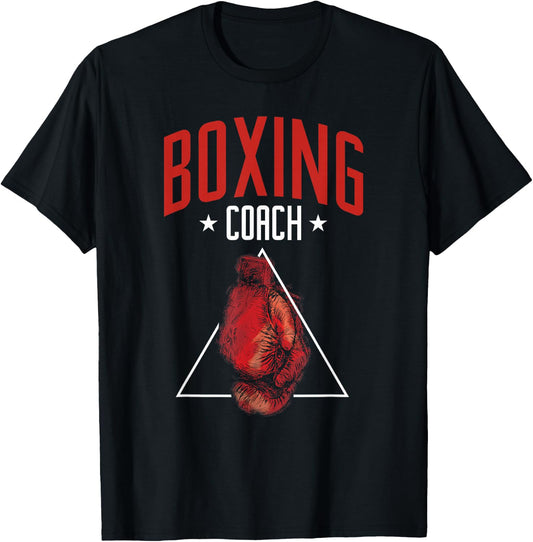 Boxing Coach | Boxing Gloves | Trainer Boxer T-Shirt - T-Shirt | Black