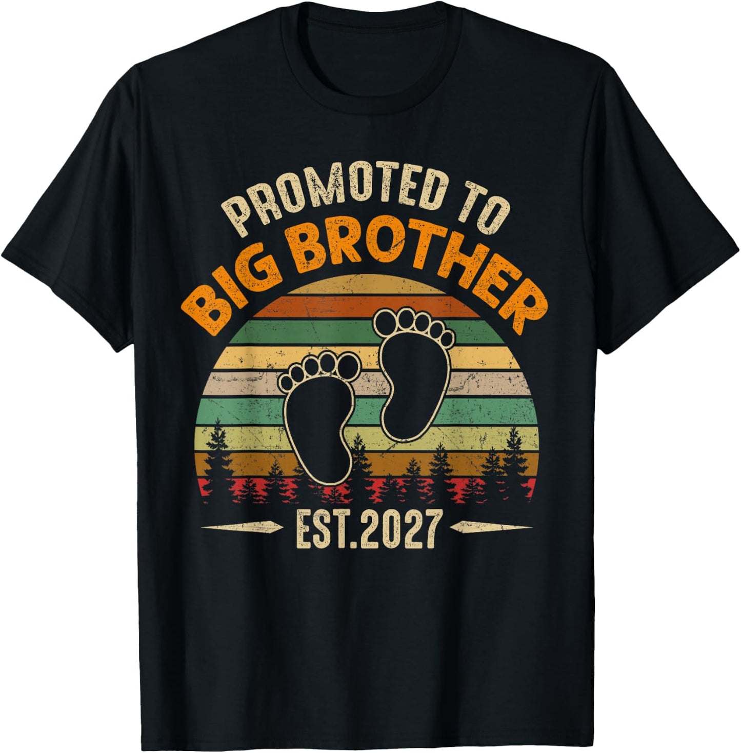 Promoted to Big Brother 2027 for Kids Toddler T-Shirt - T-Shirt | Black